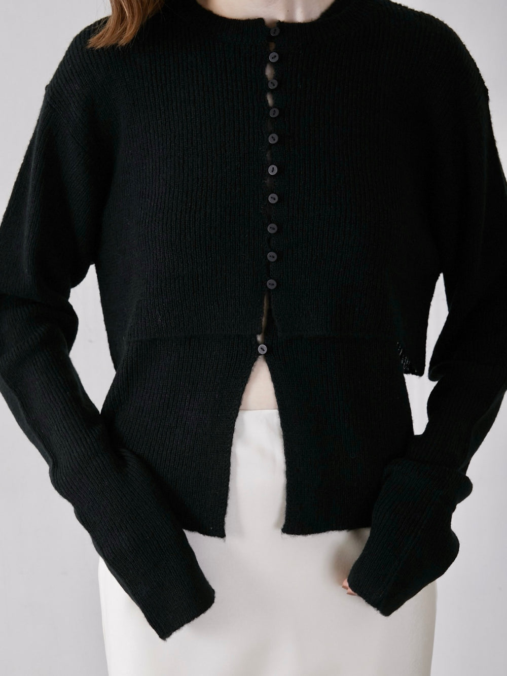 mohair like two piece knit