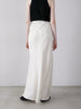 no slit satin skirt