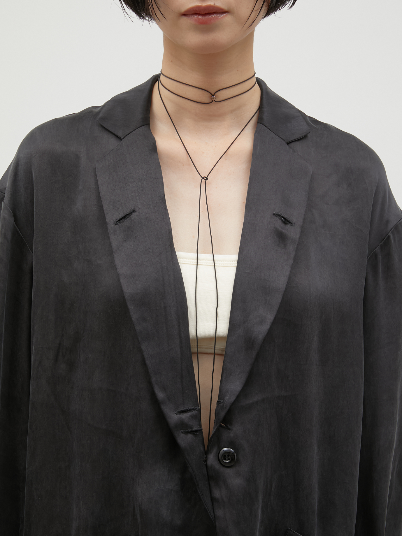 2way drape jacket – LA PEAU DE GEM