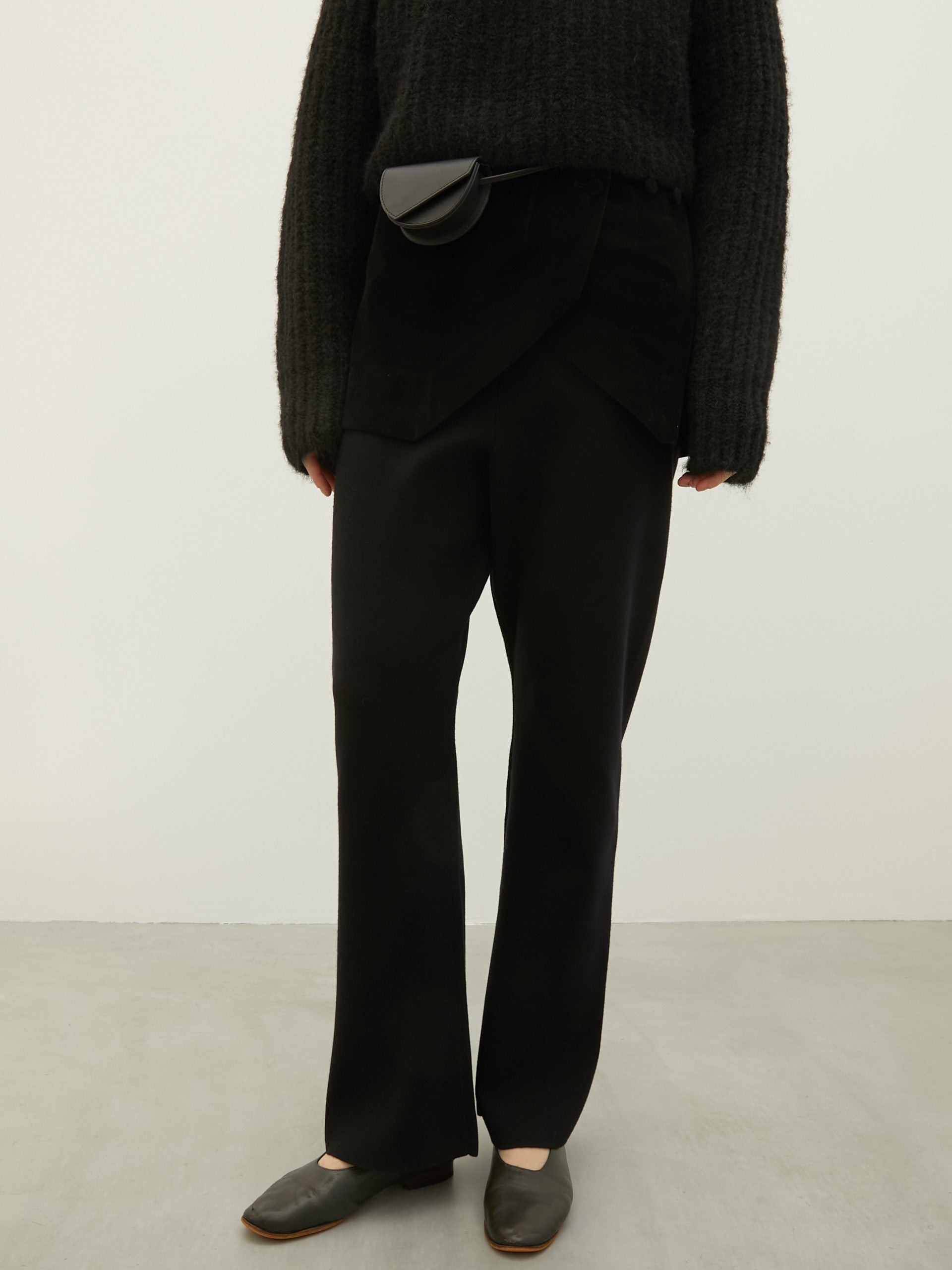 flare knit pants – LA PEAU DE GEM