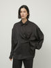 2way satin wrap shirt