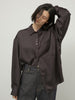 2way satin wrap shirt
