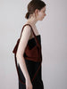 double shoulder suede bag[suede]