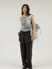 sheer combi halter neck tops