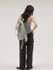 sheer combi halter neck tops