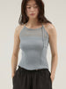 sheer combi halter neck tops
