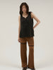 multi border knit pants