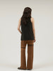 multi border knit pants