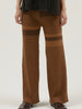 multi border knit pants