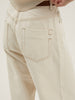high waist straight denim pants