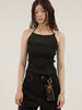 sheer combi halter neck tops