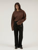 sleeve tuck cropped long tee