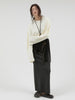 sleeve tuck cropped long tee
