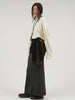 sleeve tuck cropped long tee