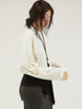 sleeve tuck cropped long tee