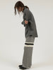 multi border knit pants