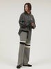 multi border knit pants