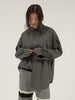 micro collar shirt
