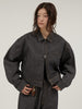 box denim blouson