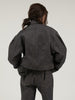 box denim blouson
