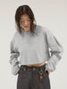 sleeve tuck cropped long tee