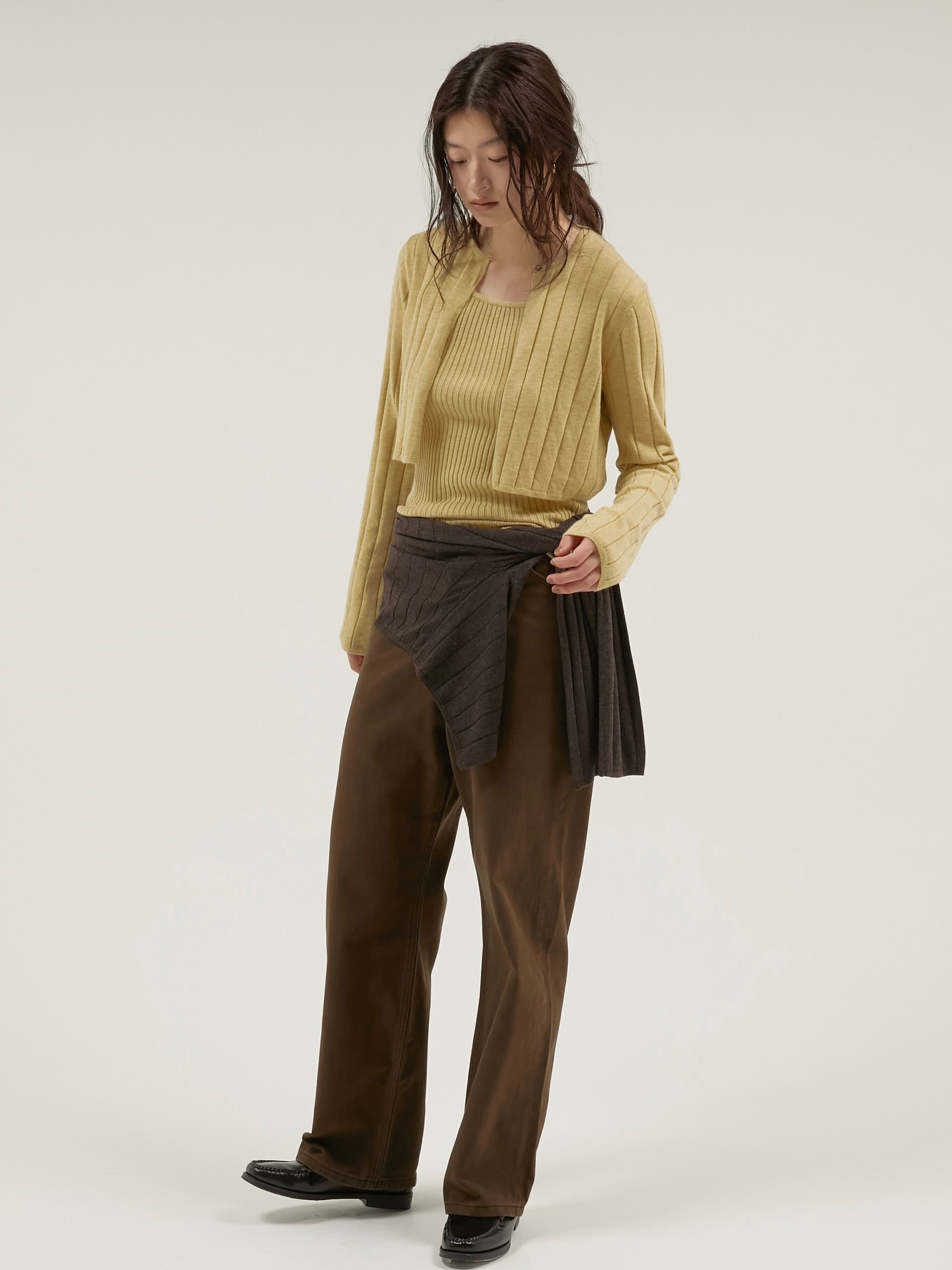 antipilling two piece knit – LA PEAU DE GEM