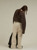 sleeve tuck cropped long tee