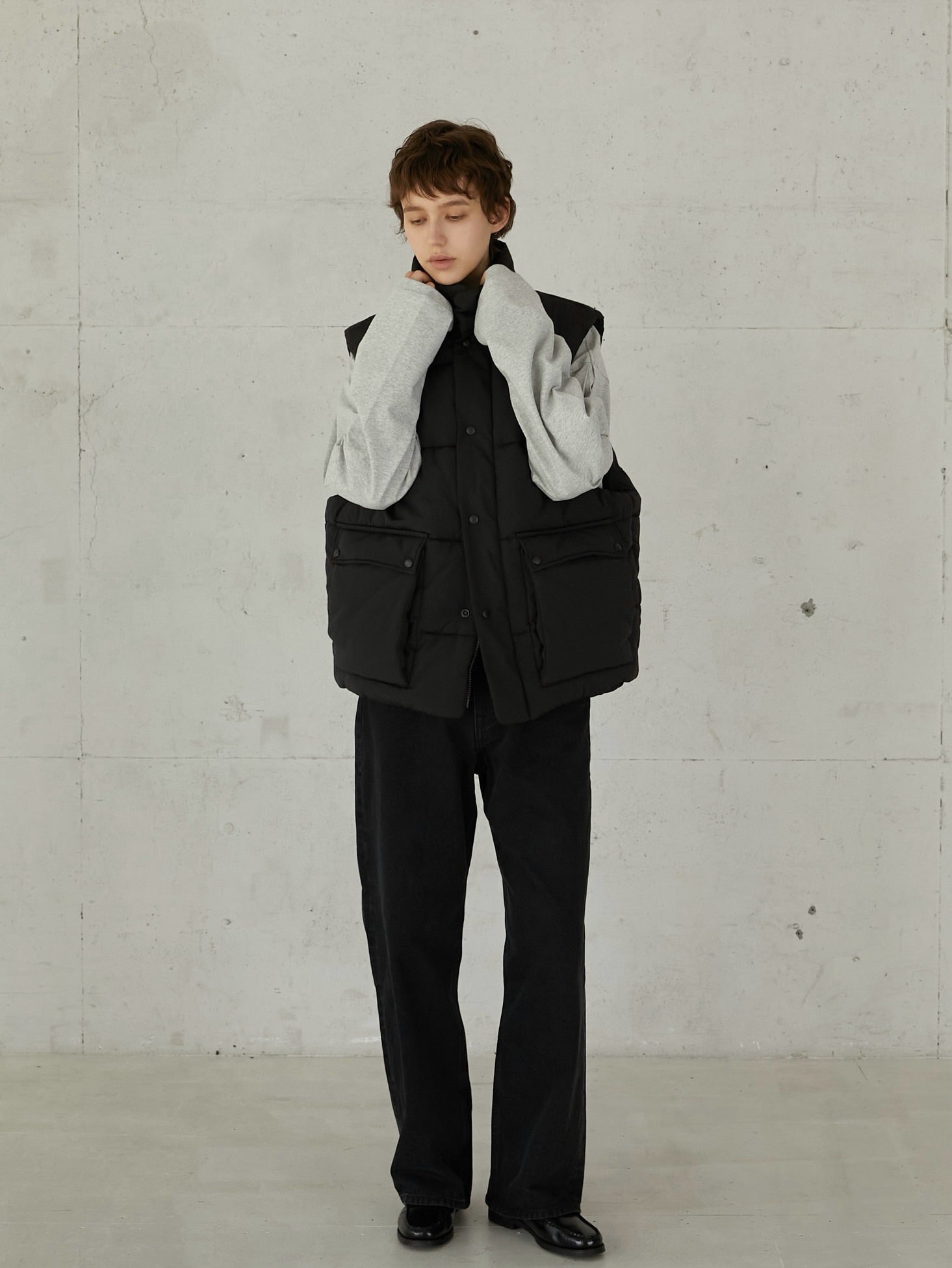 LA PEAU DE GEM ボンバーベスト bomber vest – LA PEAU DE GEM