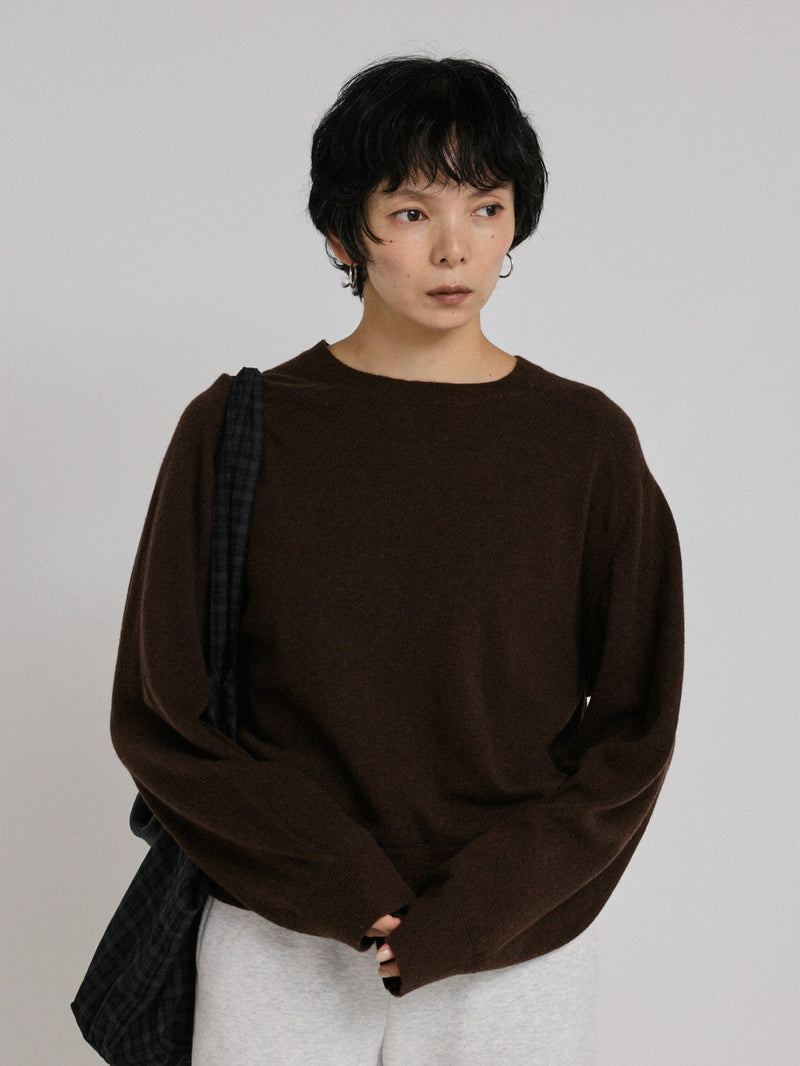 raglan stitch knit