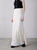 no slit satin skirt