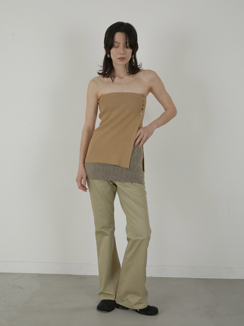 chino flare pants – LA PEAU DE GEM