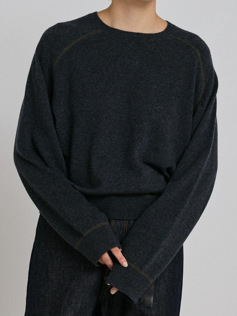 raglan stitch knit