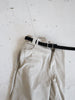 double face leather belt