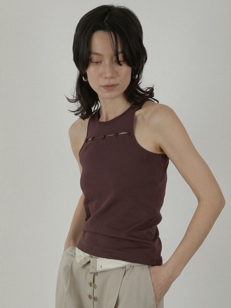 two piece sheer long tee