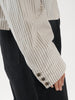 stripe cropped shirt