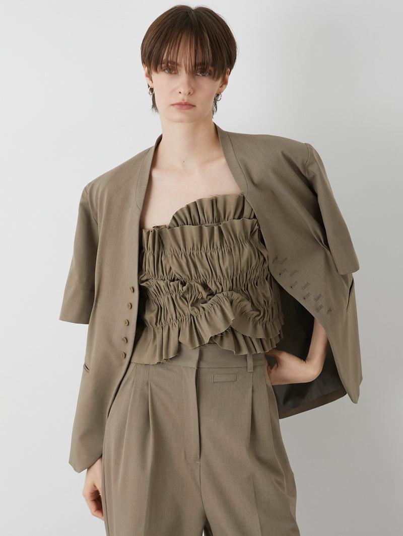 halfsleeve hole jacket
