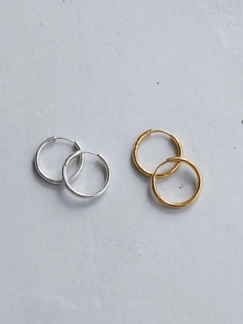 [受注]hoop earrings / silver S