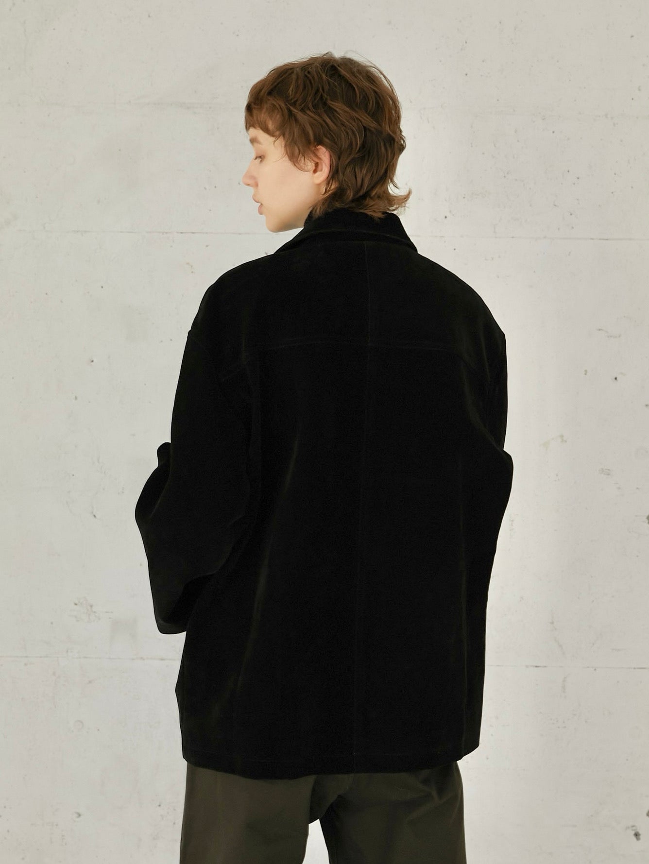 eco suede coverall – LA PEAU DE GEM