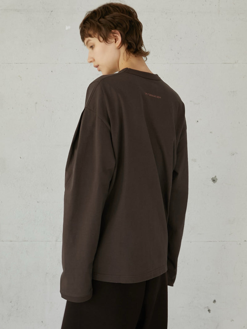 sleeve tuck long tee