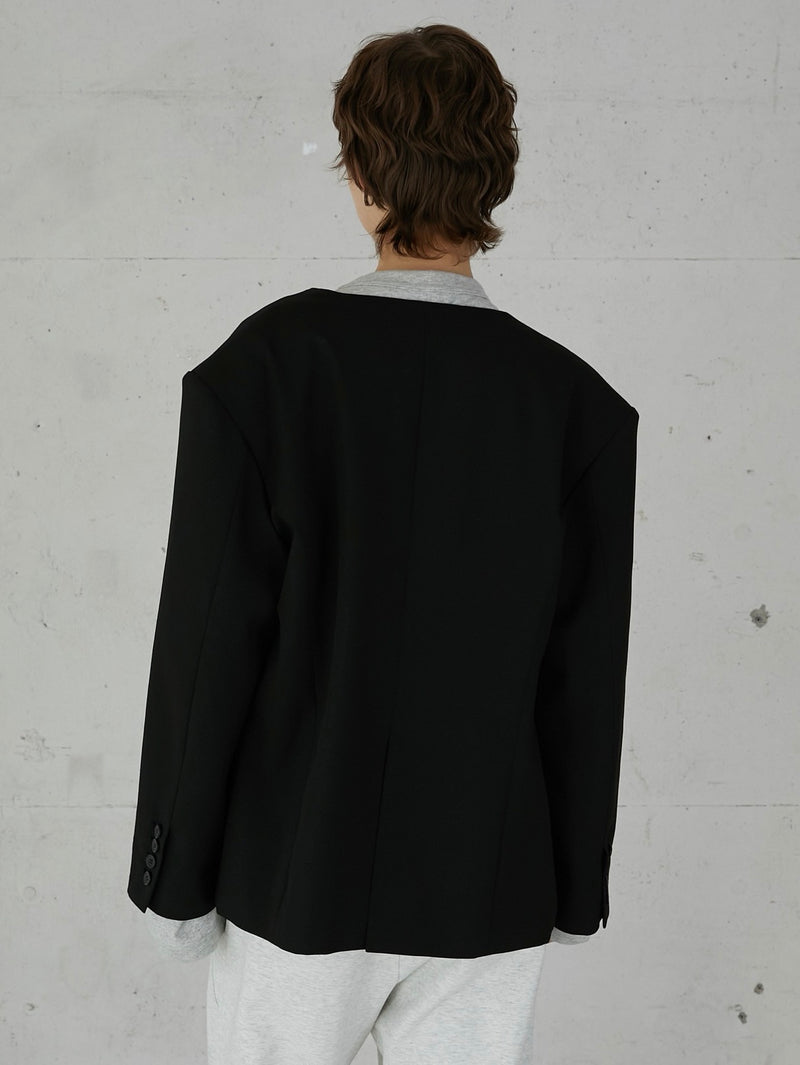 no collar hole jacket