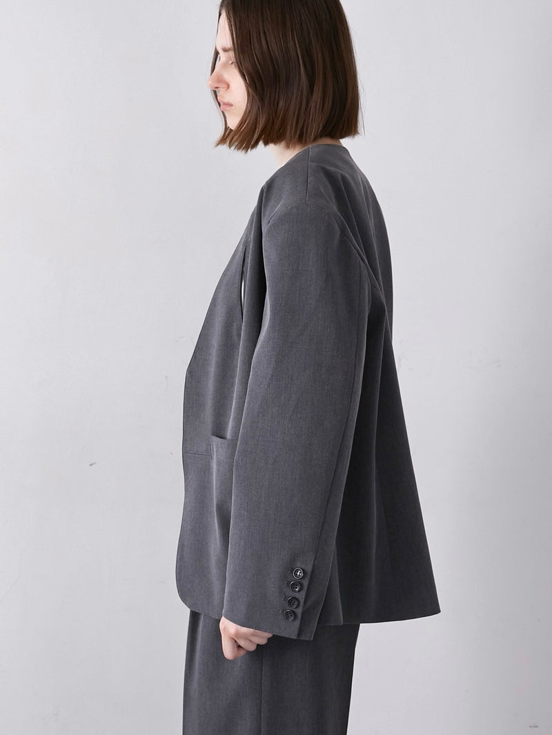 no collar hole jacket