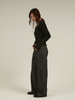 heart neck rib knit