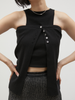 two piece sheer long tee