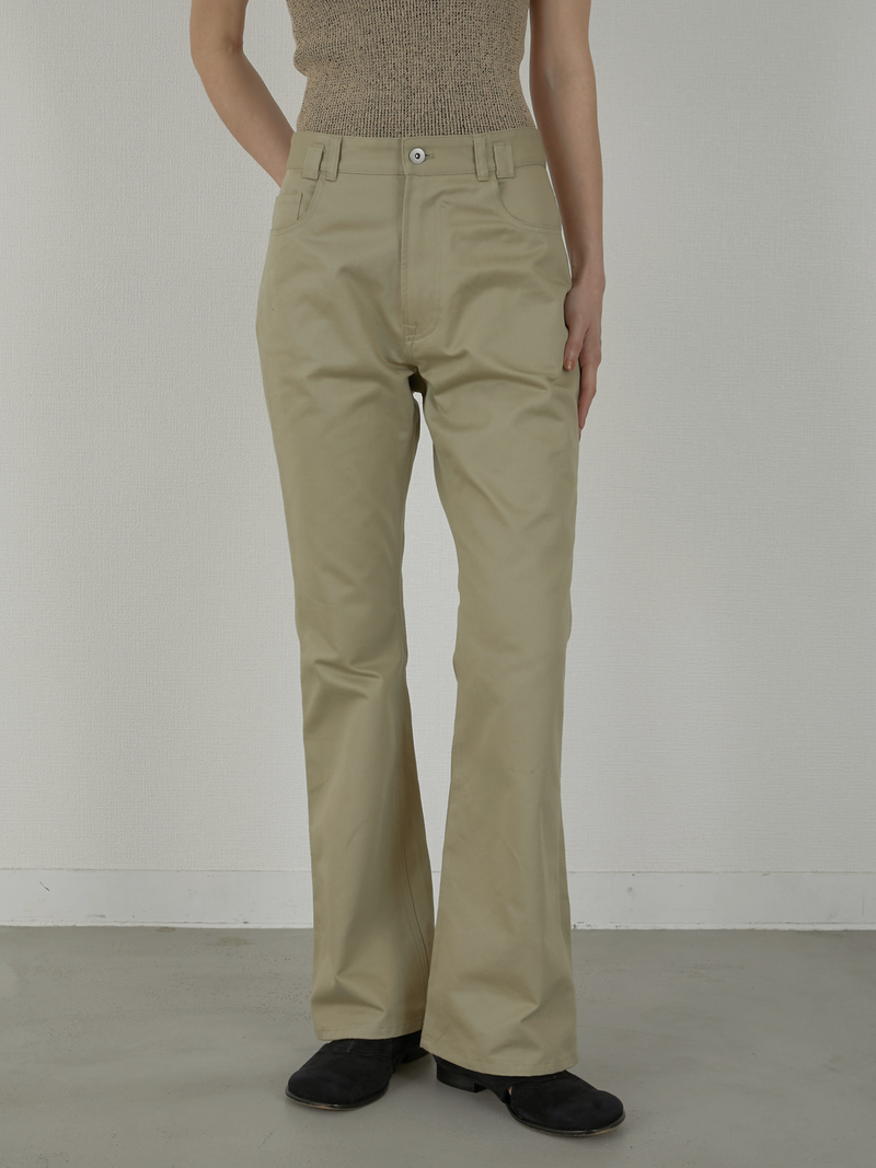 chino flare pants