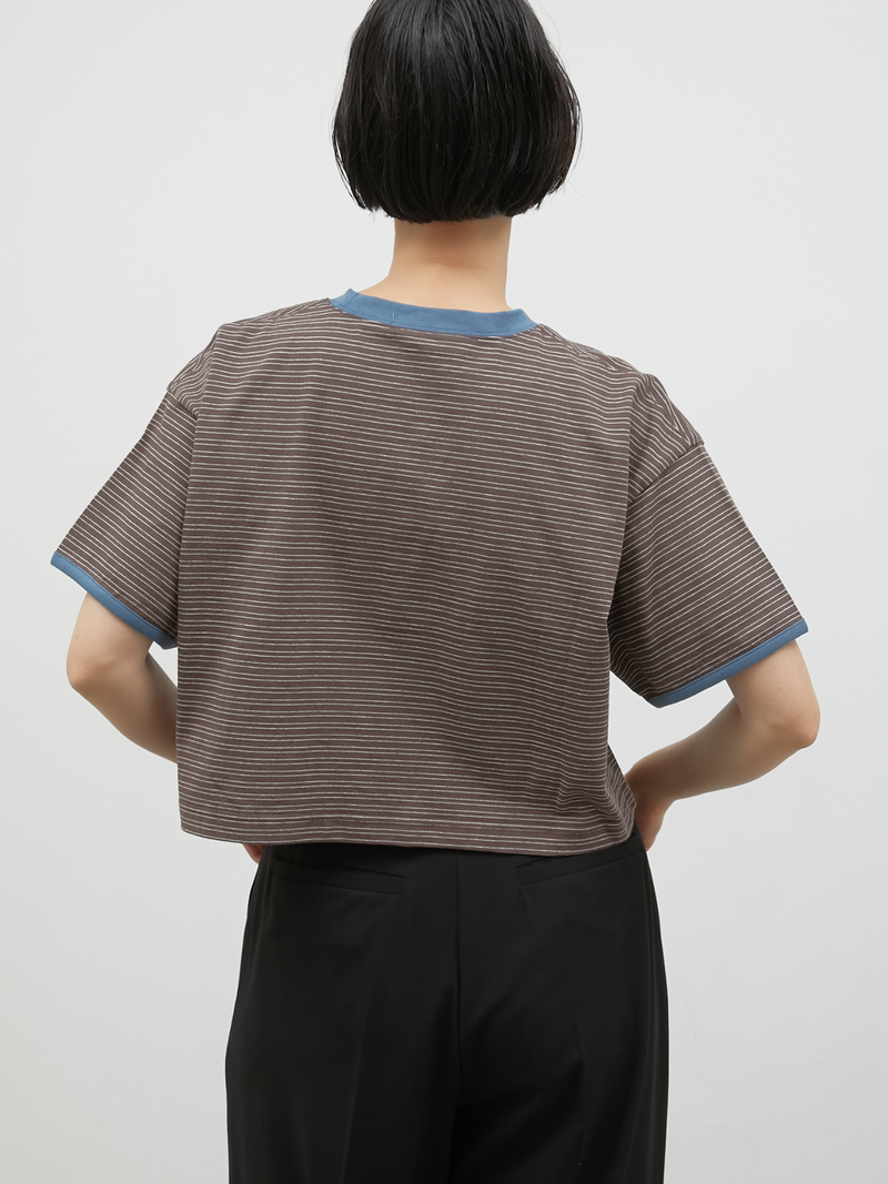 ringer border tee