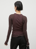 two piece sheer long tee