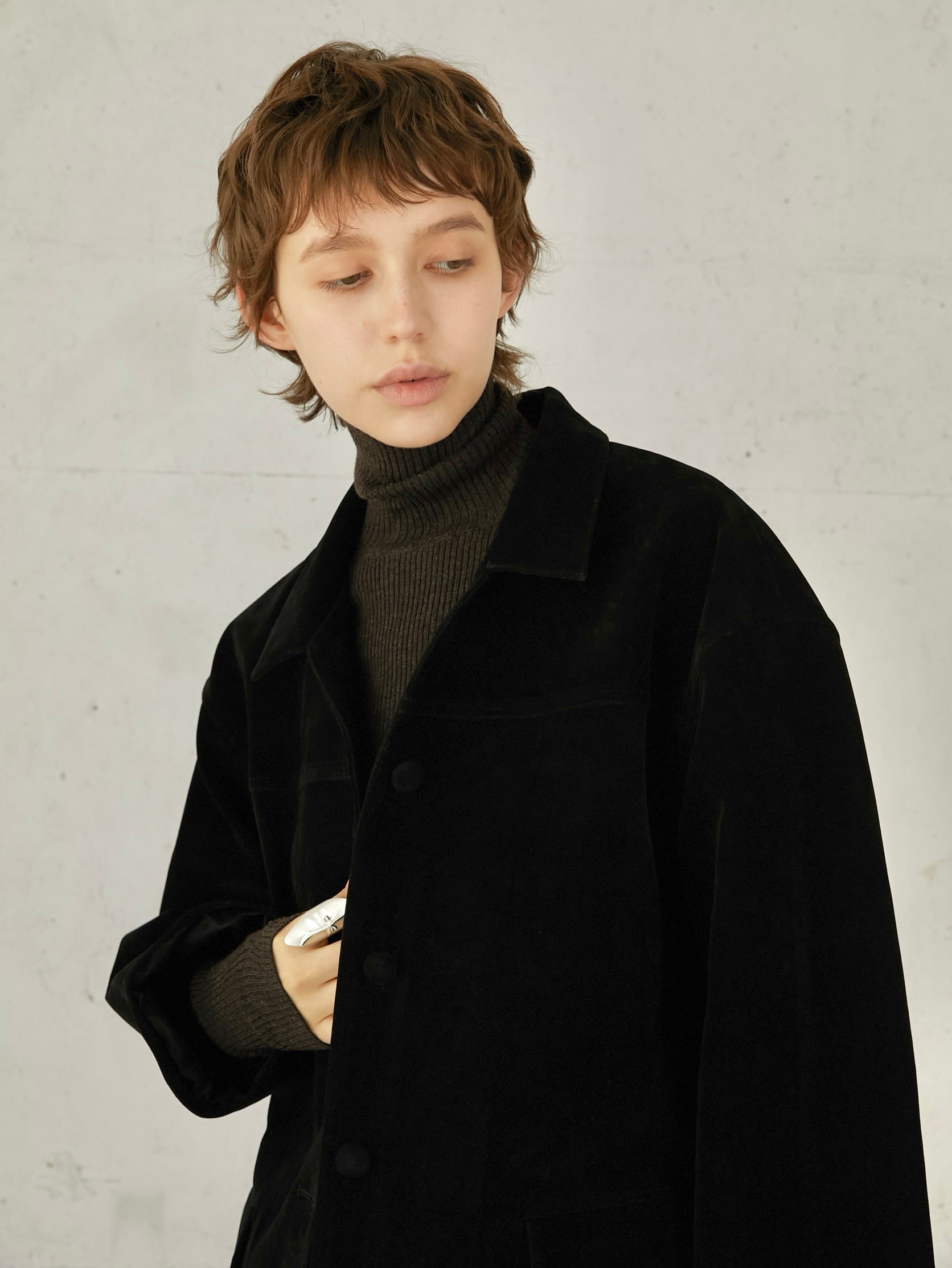 ジャケット・アウター LA PEAU DE GEM eco suede coverall eco suede coverall – LA PEAU DE GEM