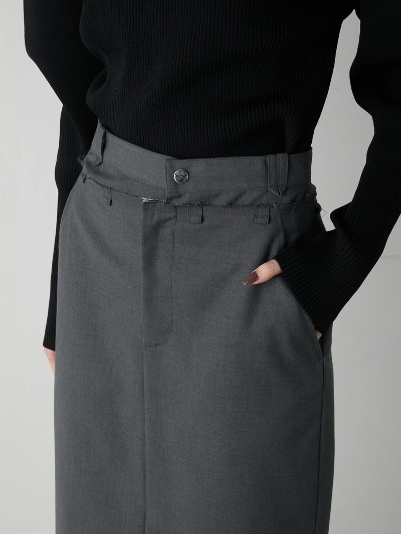 [SALE]double waist skirt