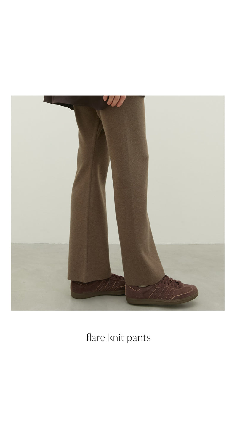 flare knit pants