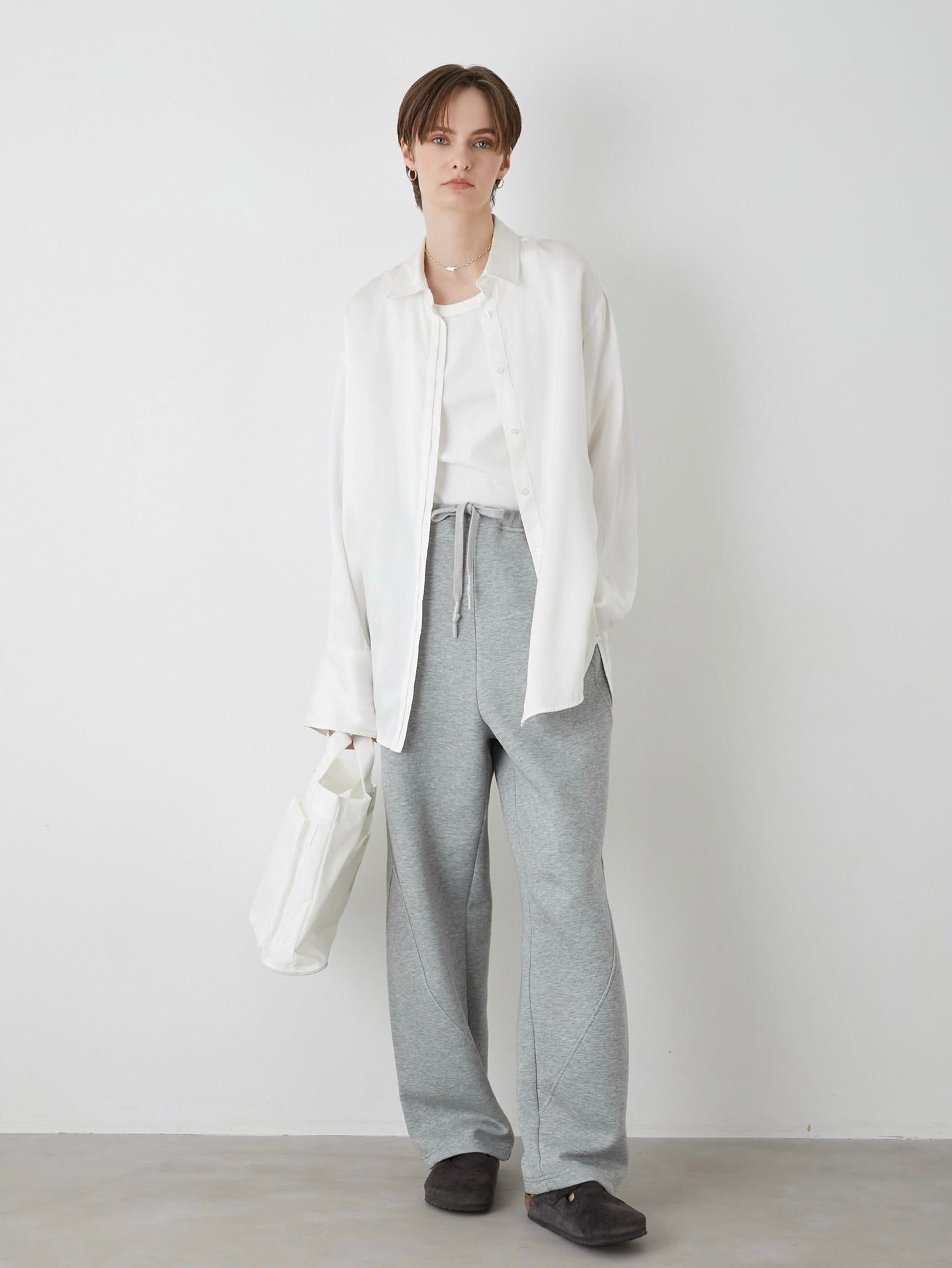 SALE]soft rayon shirt – LA PEAU DE GEM